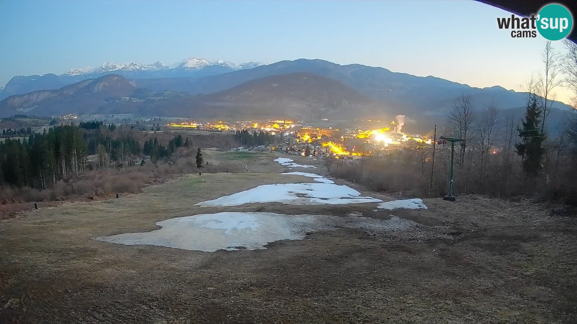 Webcam Bohinjska Bistrica – Vue en direct depuis la station de ski Kozji Hrbet