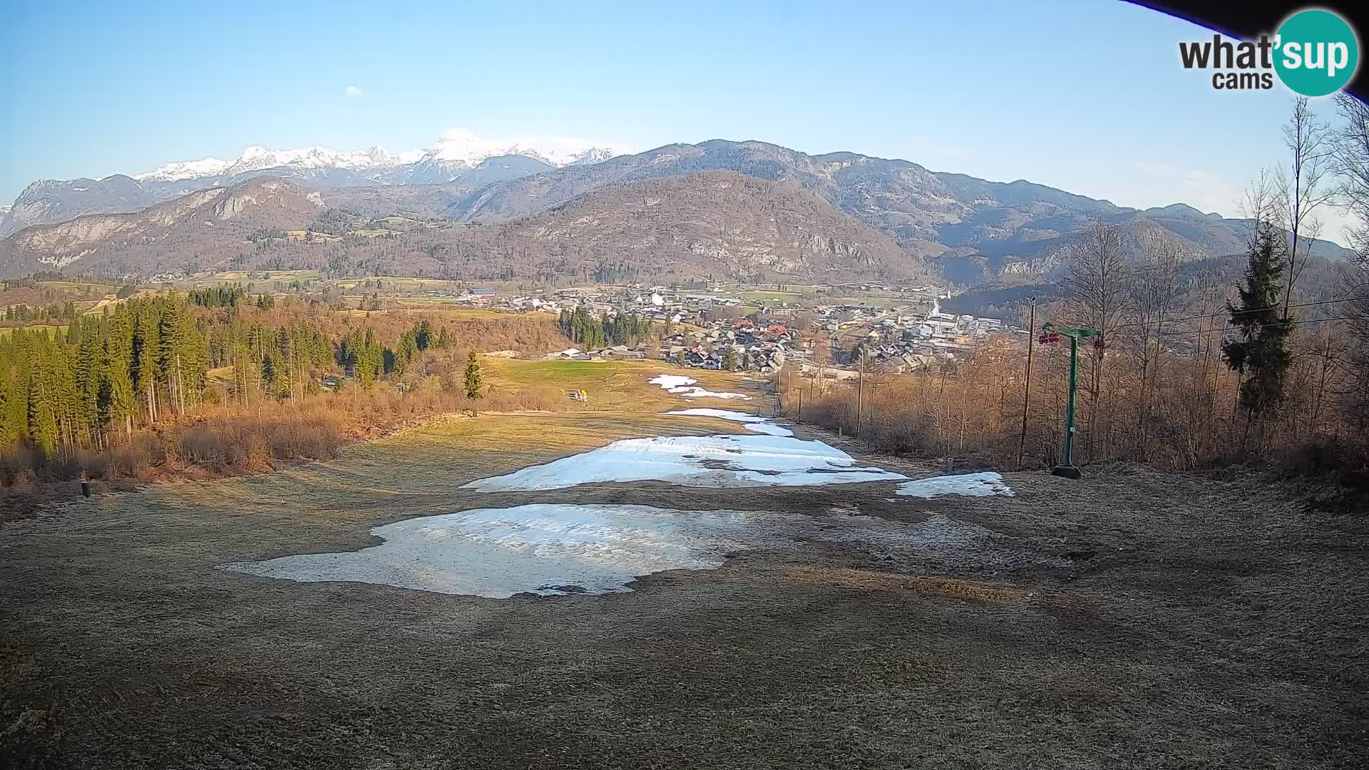 Webcam Bohinjska Bistrica – Live View from Kozji Hrbet Ski Station