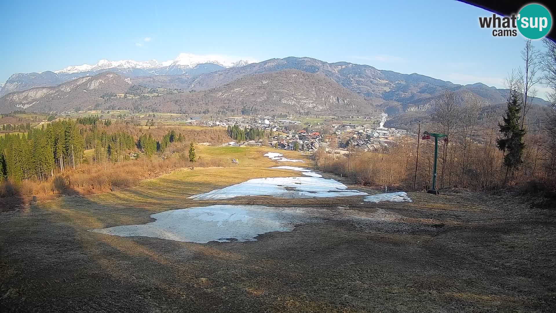 Webcam Bohinjska Bistrica – Vista live dalla stazione sciistica Kozji Hrbet