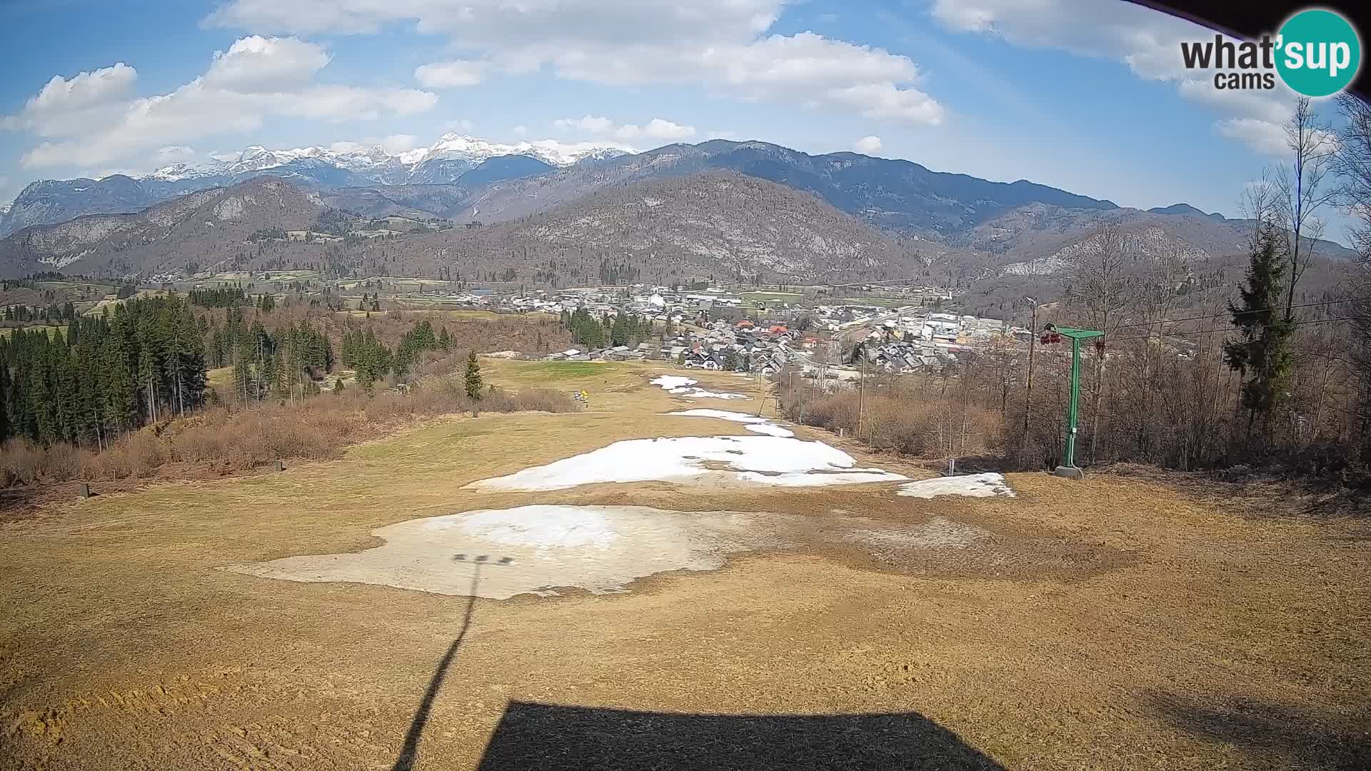 Kamera uživo Bohinjska Bistrica – Pogled u stvarnom vremenu sa skijališta Kozji Hrbet