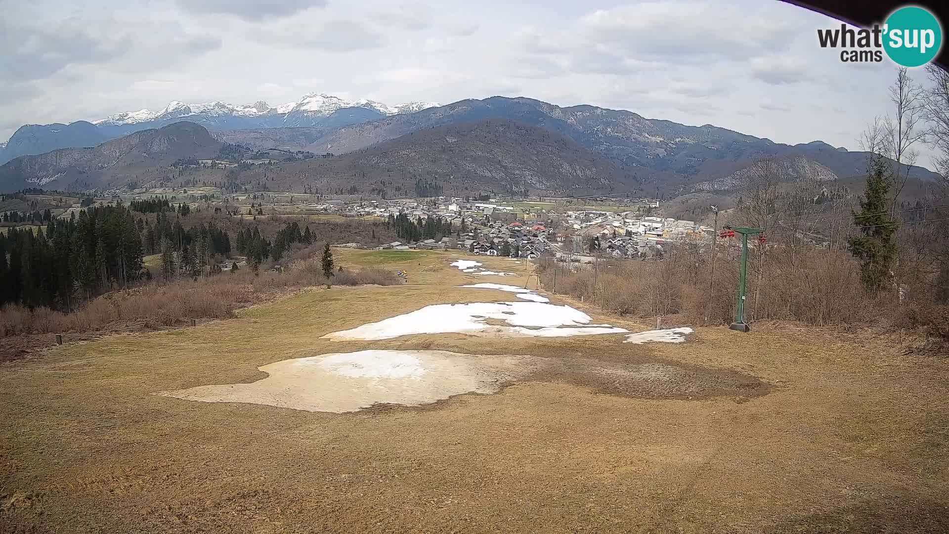 Spletna kamera Bohinjska Bistrica – Pogled v živo s smučišča Kozji Hrbet