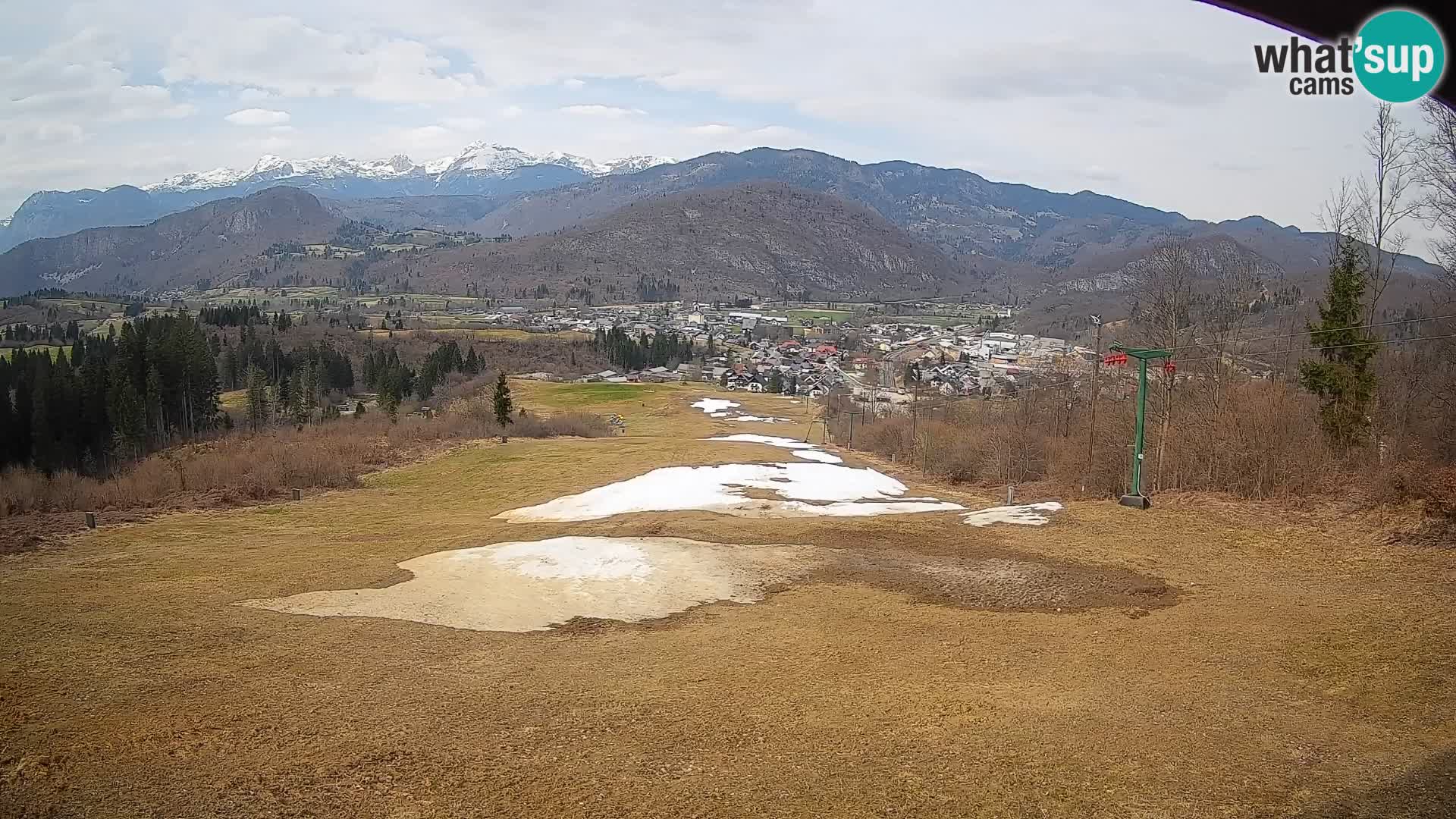 Spletna kamera Bohinjska Bistrica – Pogled v živo s smučišča Kozji Hrbet
