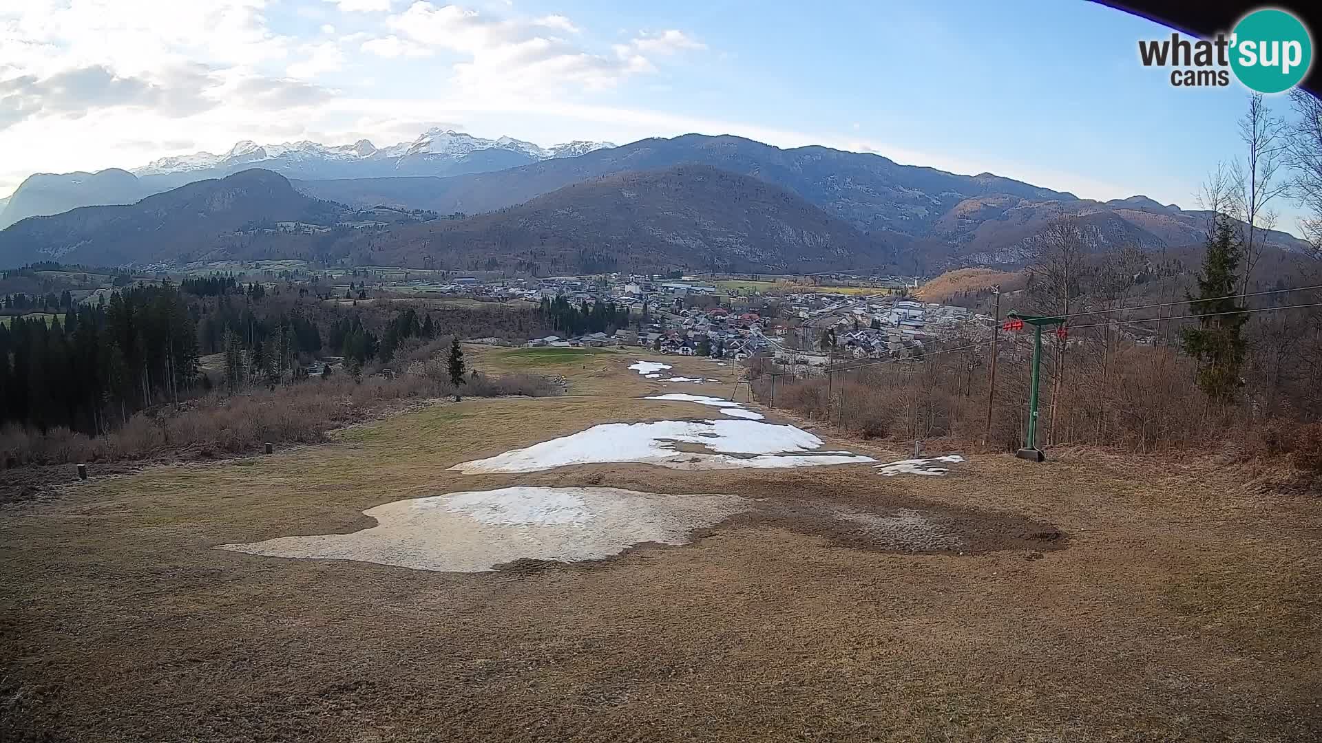 Webcam Bohinjska Bistrica – Live View from Kozji Hrbet Ski Station