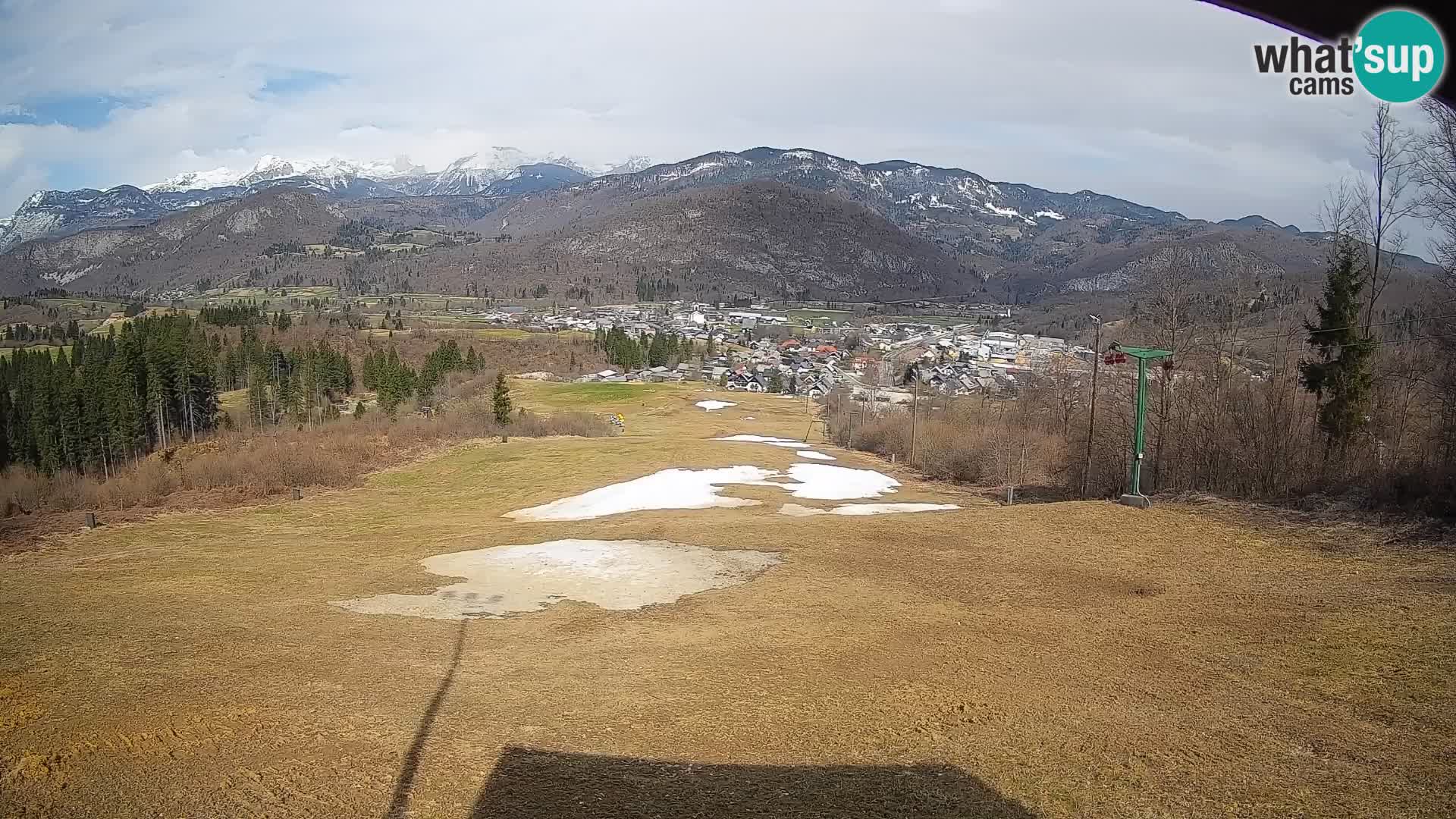 Spletna kamera Bohinjska Bistrica – Pogled v živo s smučišča Kozji Hrbet