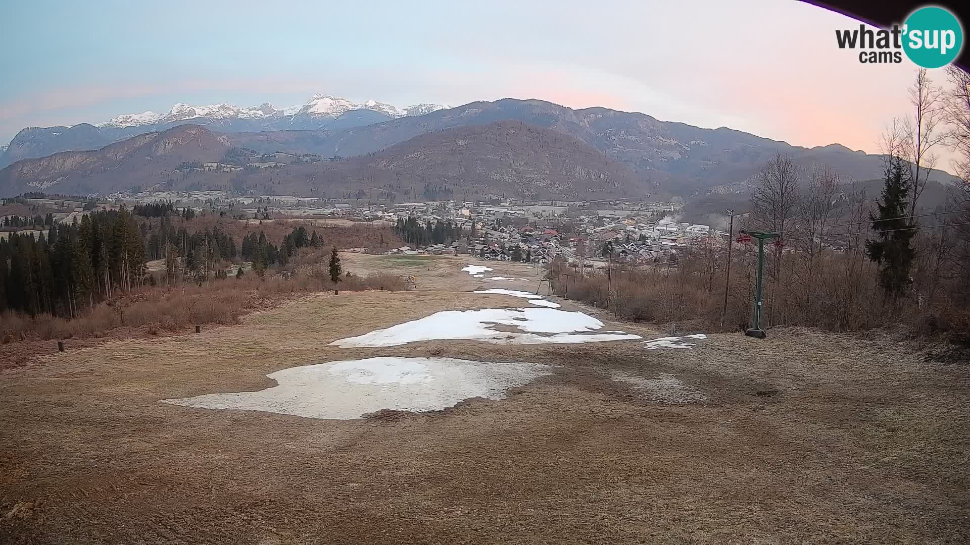 Webcam Bohinjska Bistrica – Live View from Kozji Hrbet Ski Station