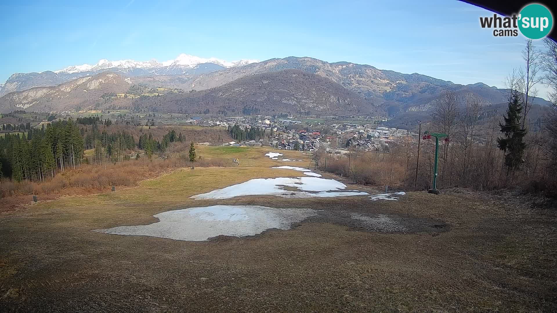 Spletna kamera Bohinjska Bistrica – Pogled v živo s smučišča Kozji Hrbet