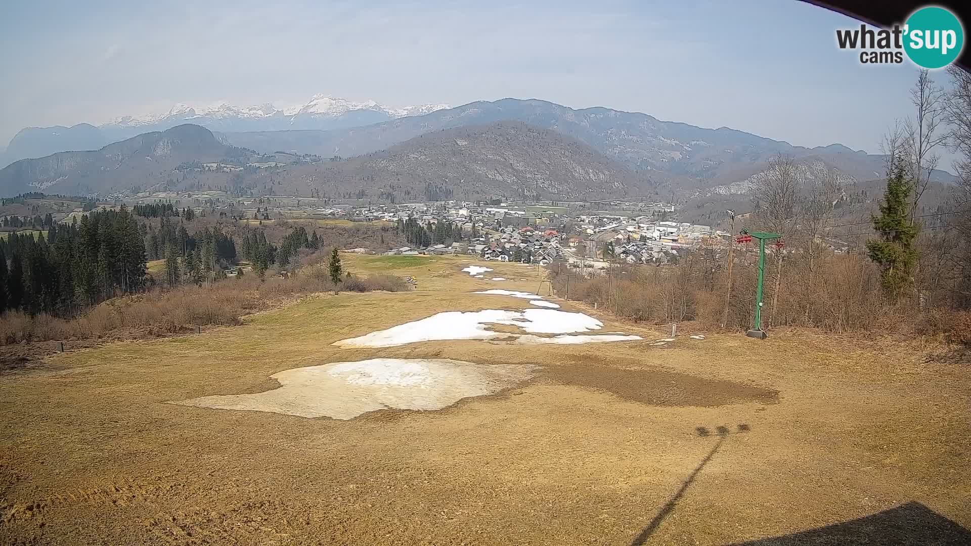Spletna kamera Bohinjska Bistrica – Pogled v živo s smučišča Kozji Hrbet