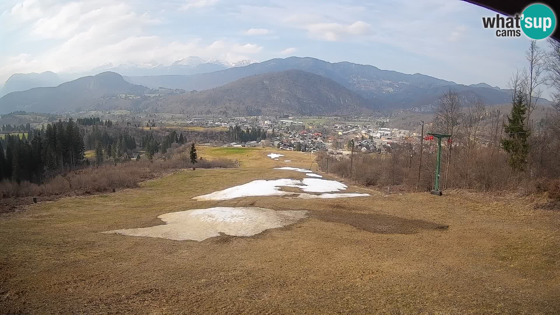 Spletna kamera Bohinjska Bistrica – Pogled v živo s smučišča Kozji Hrbet
