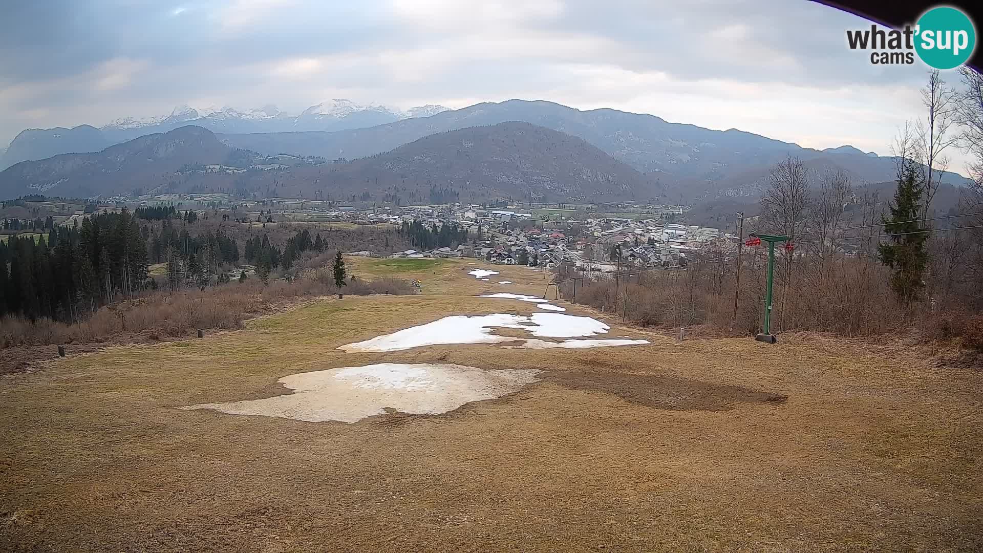 Webcam Bohinjska Bistrica – Vue en direct depuis la station de ski Kozji Hrbet