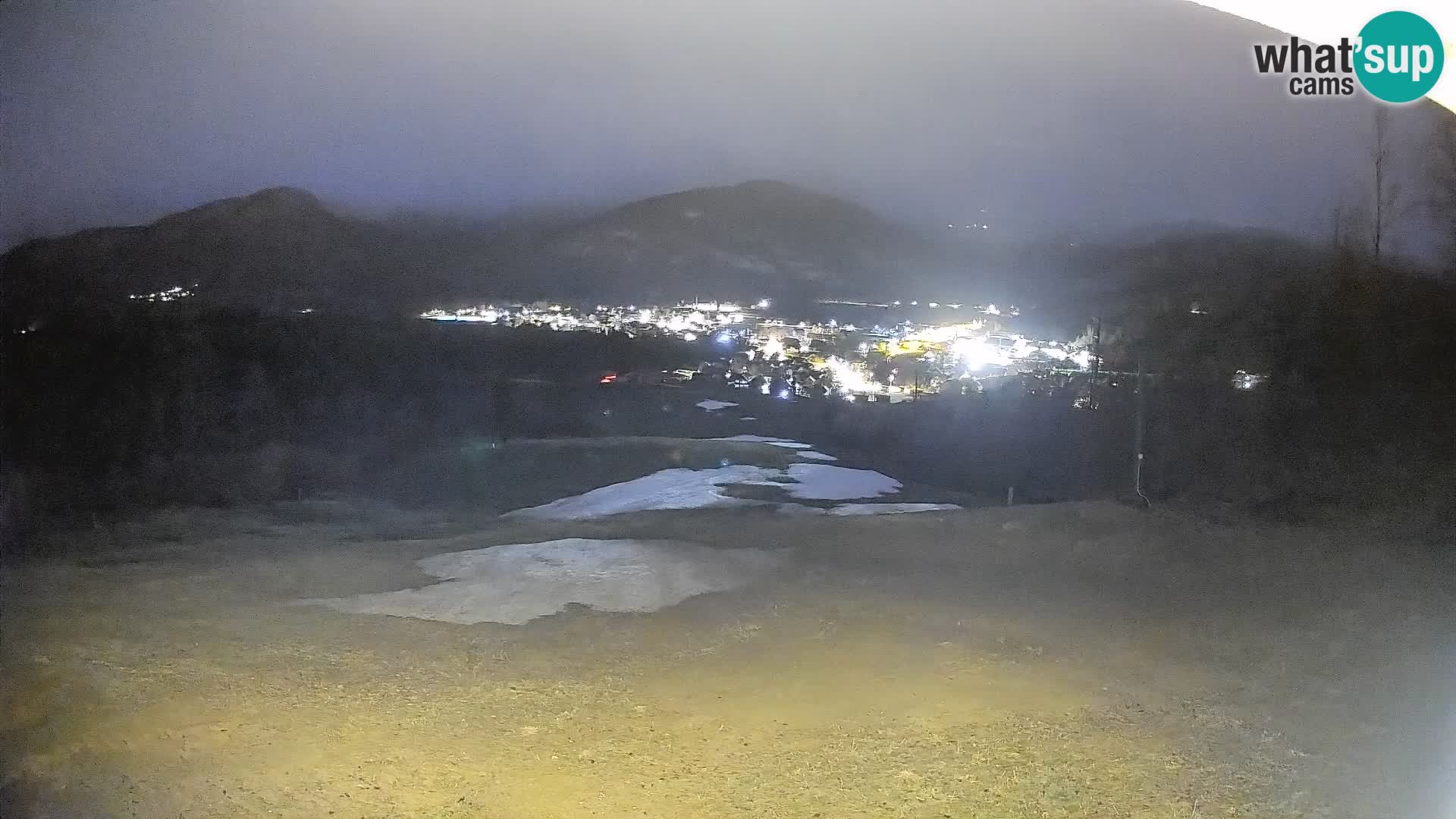 Kamera uživo Bohinjska Bistrica – Pogled u stvarnom vremenu sa skijališta Kozji Hrbet