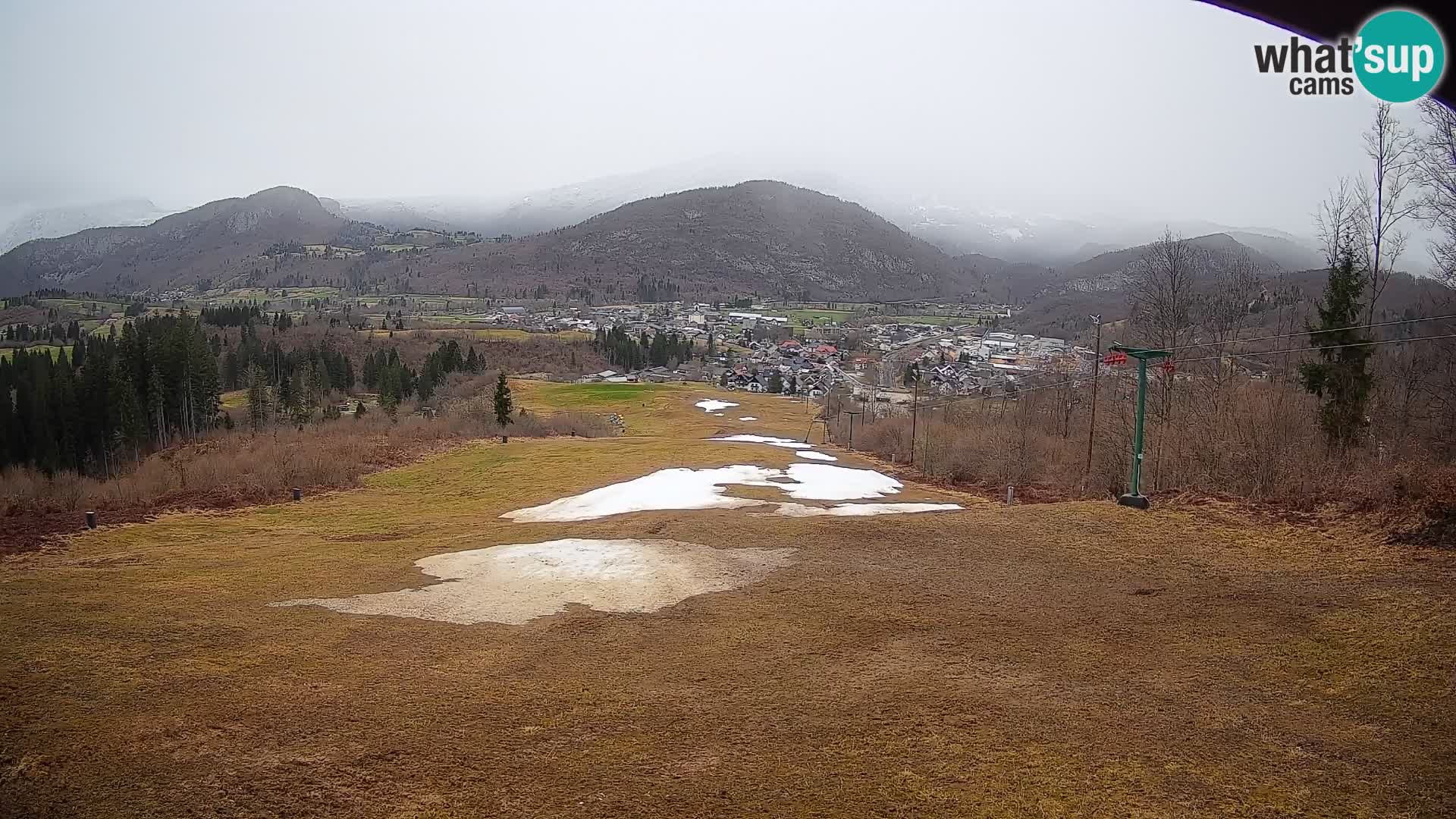 Spletna kamera Bohinjska Bistrica – Pogled v živo s smučišča Kozji Hrbet