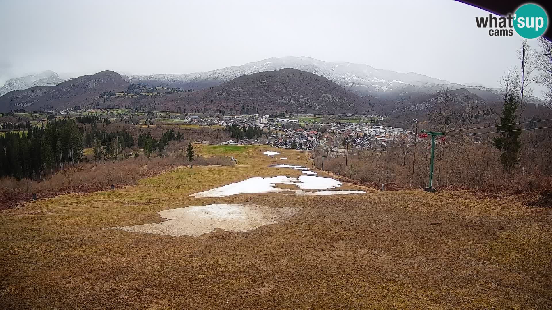 Spletna kamera Bohinjska Bistrica – Pogled v živo s smučišča Kozji Hrbet