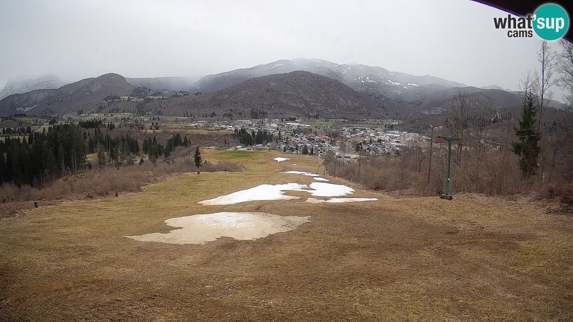 Kamera uživo Bohinjska Bistrica – Pogled u stvarnom vremenu sa skijališta Kozji Hrbet