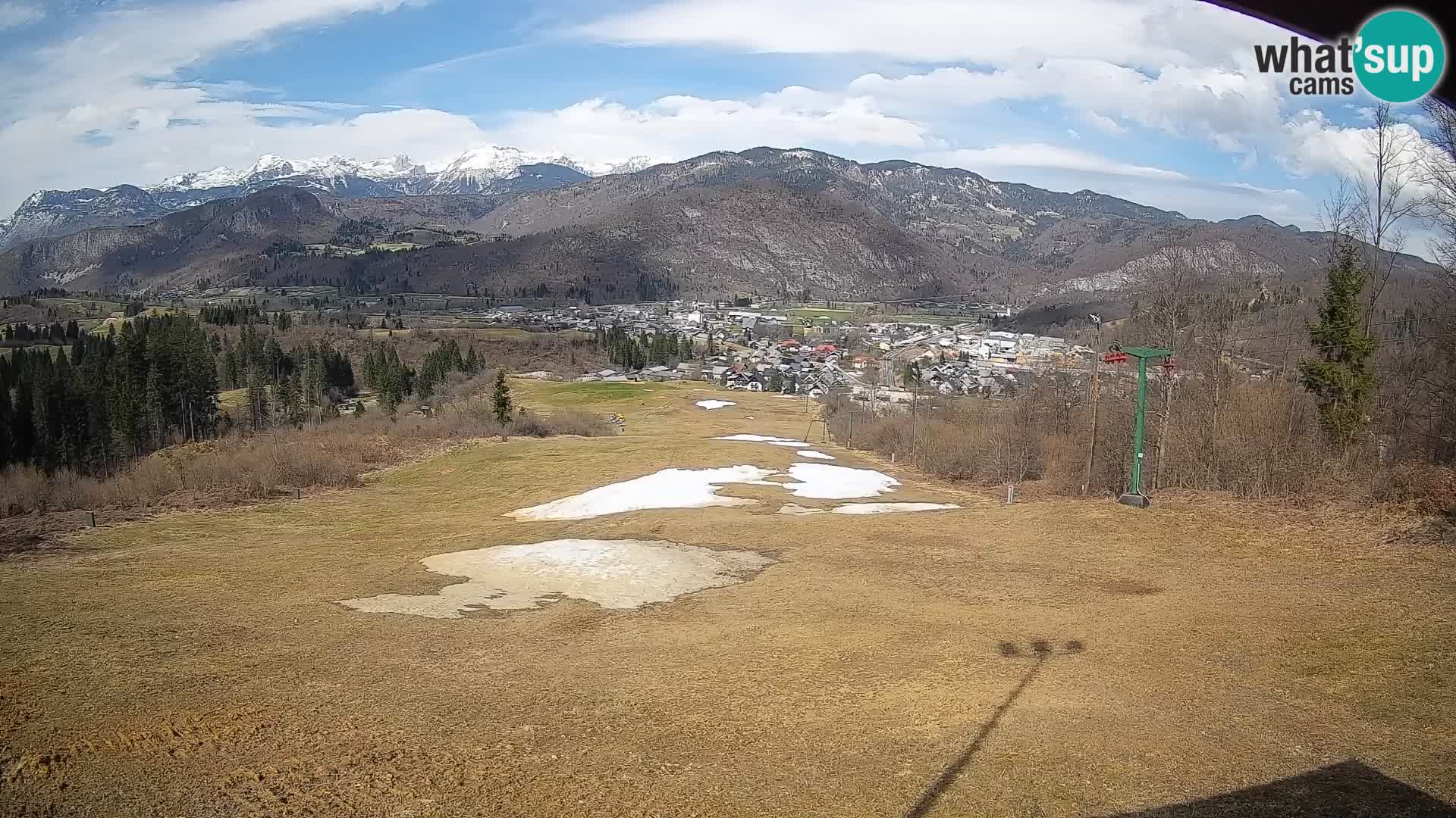Kamera uživo Bohinjska Bistrica – Pogled u stvarnom vremenu sa skijališta Kozji Hrbet