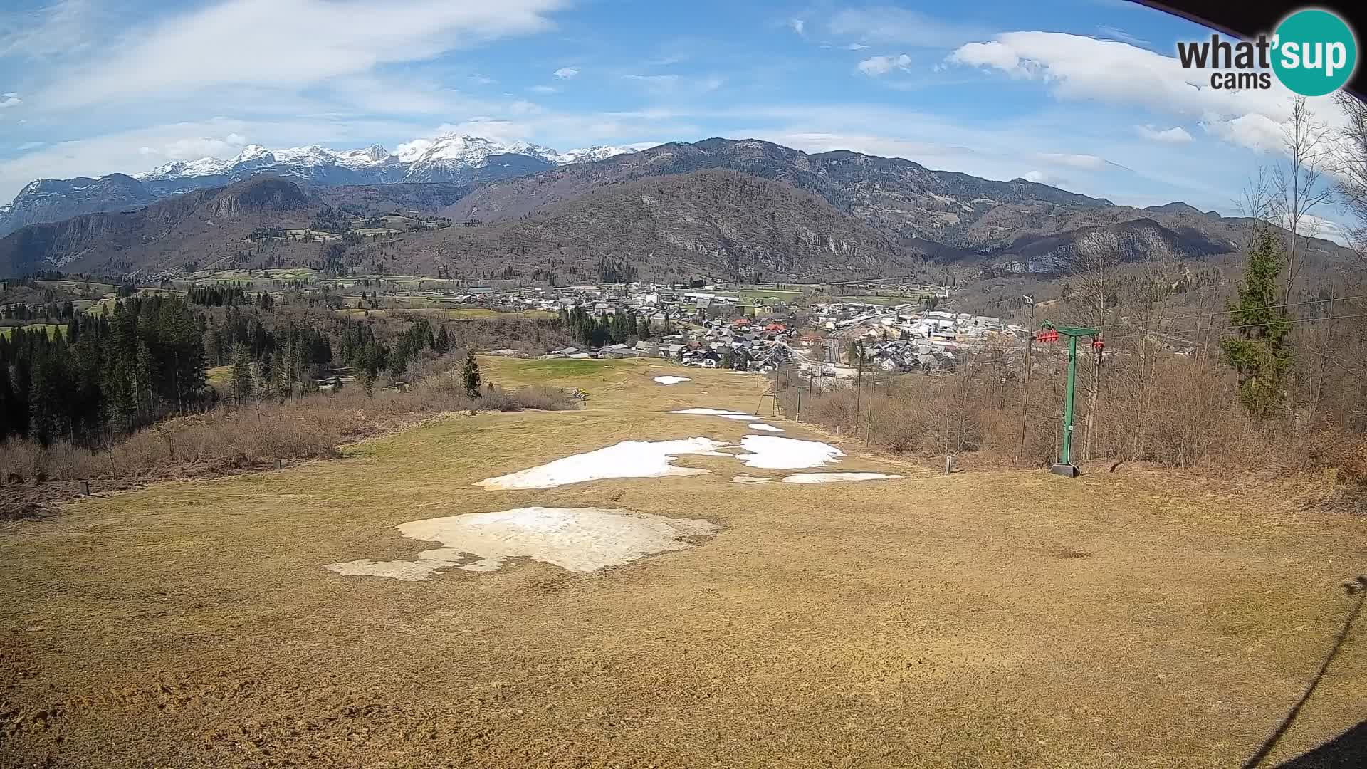 Spletna kamera Bohinjska Bistrica – Pogled v živo s smučišča Kozji Hrbet