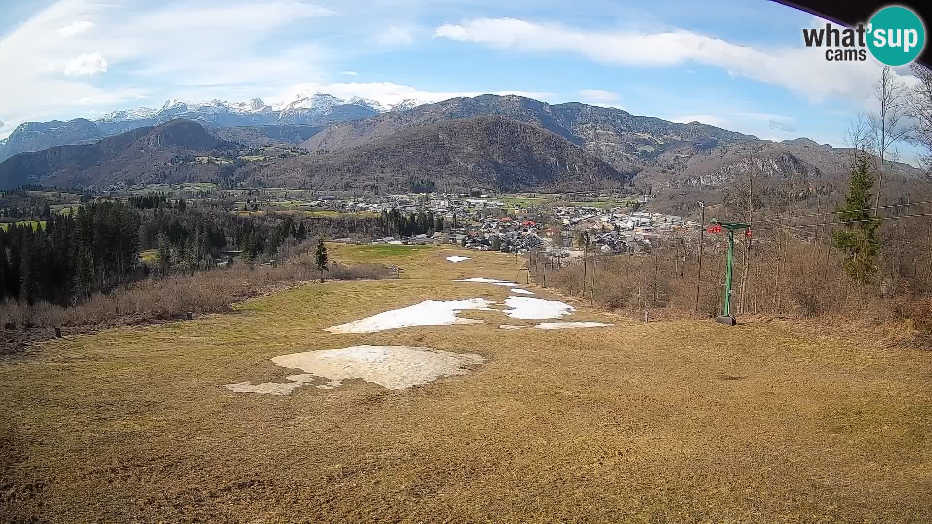 Spletna kamera Bohinjska Bistrica – Pogled v živo s smučišča Kozji Hrbet