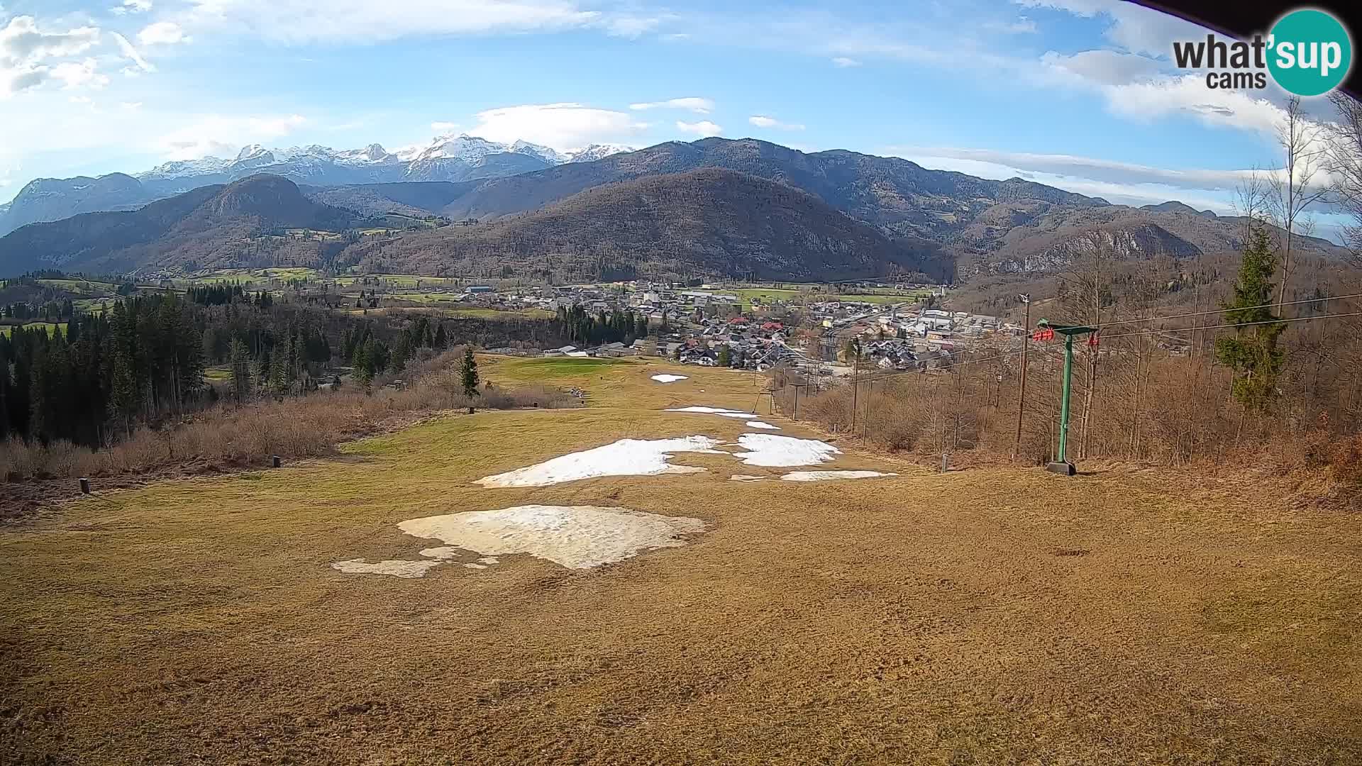 Kamera uživo Bohinjska Bistrica – Pogled u stvarnom vremenu sa skijališta Kozji Hrbet