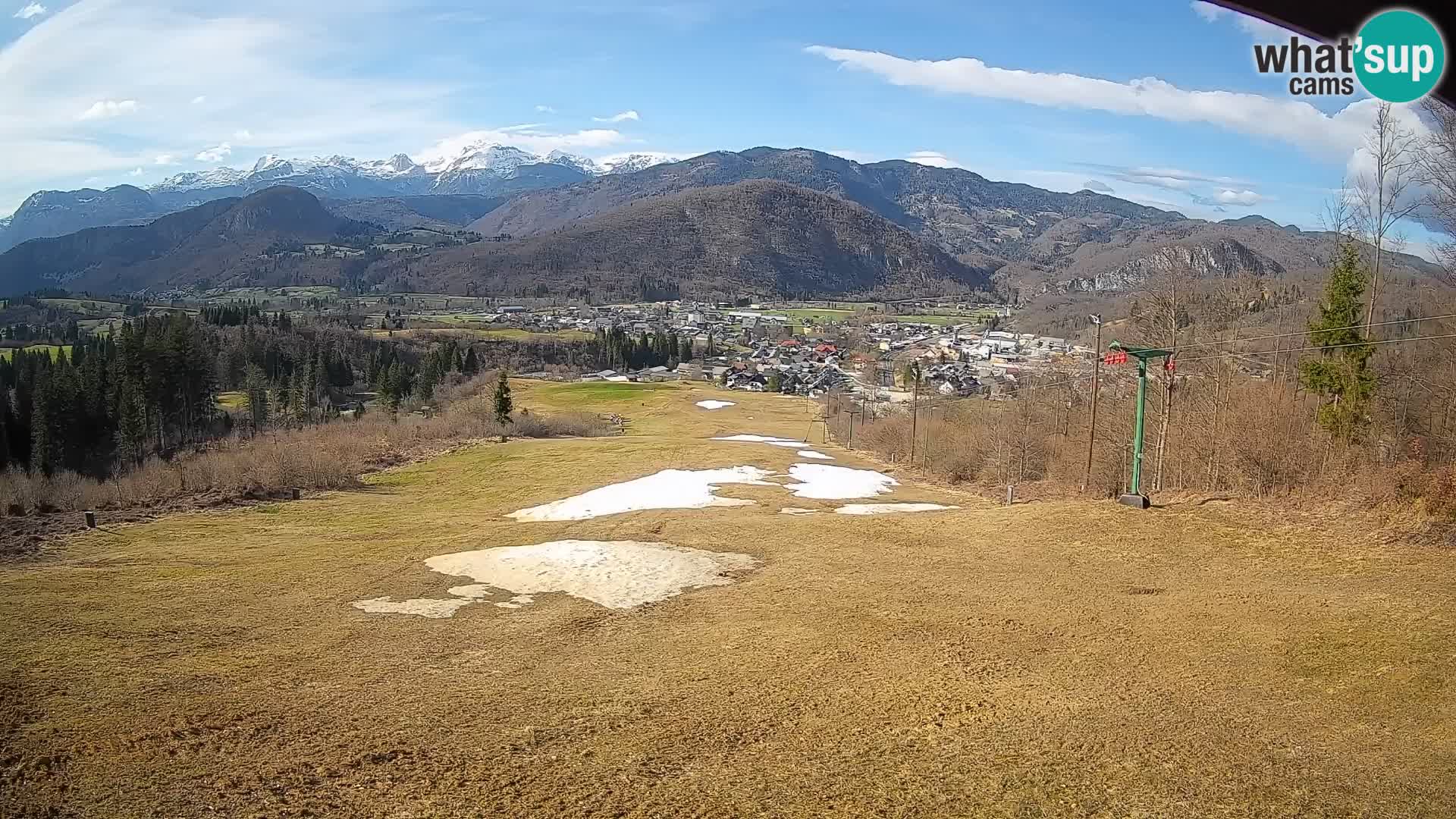 Kamera uživo Bohinjska Bistrica – Pogled u stvarnom vremenu sa skijališta Kozji Hrbet