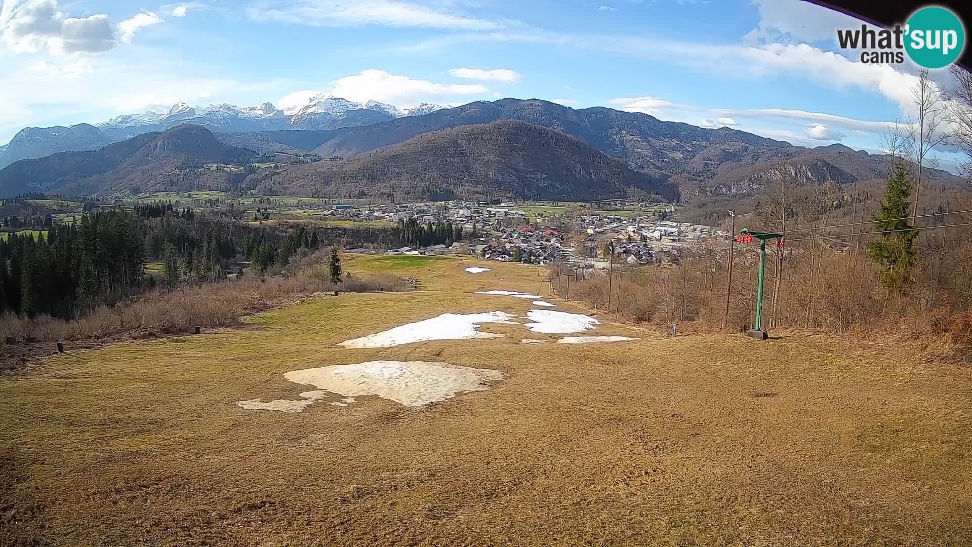 Spletna kamera Bohinjska Bistrica – Pogled v živo s smučišča Kozji Hrbet