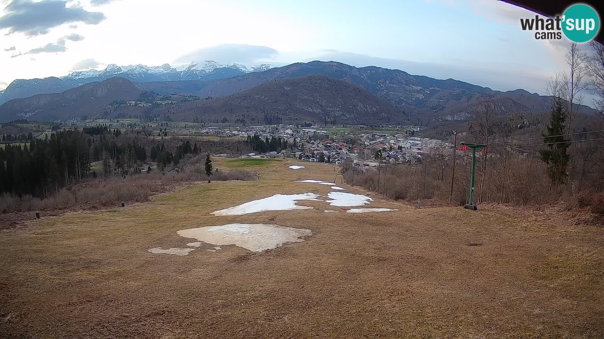 Spletna kamera Bohinjska Bistrica – Pogled v živo s smučišča Kozji Hrbet