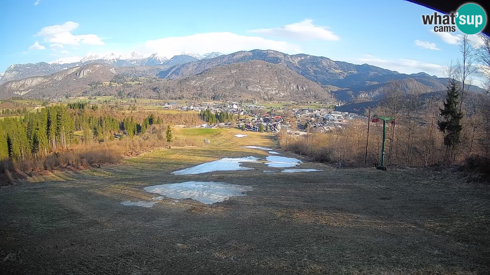 Webcam Bohinjska Bistrica – Live View from Kozji Hrbet Ski Station