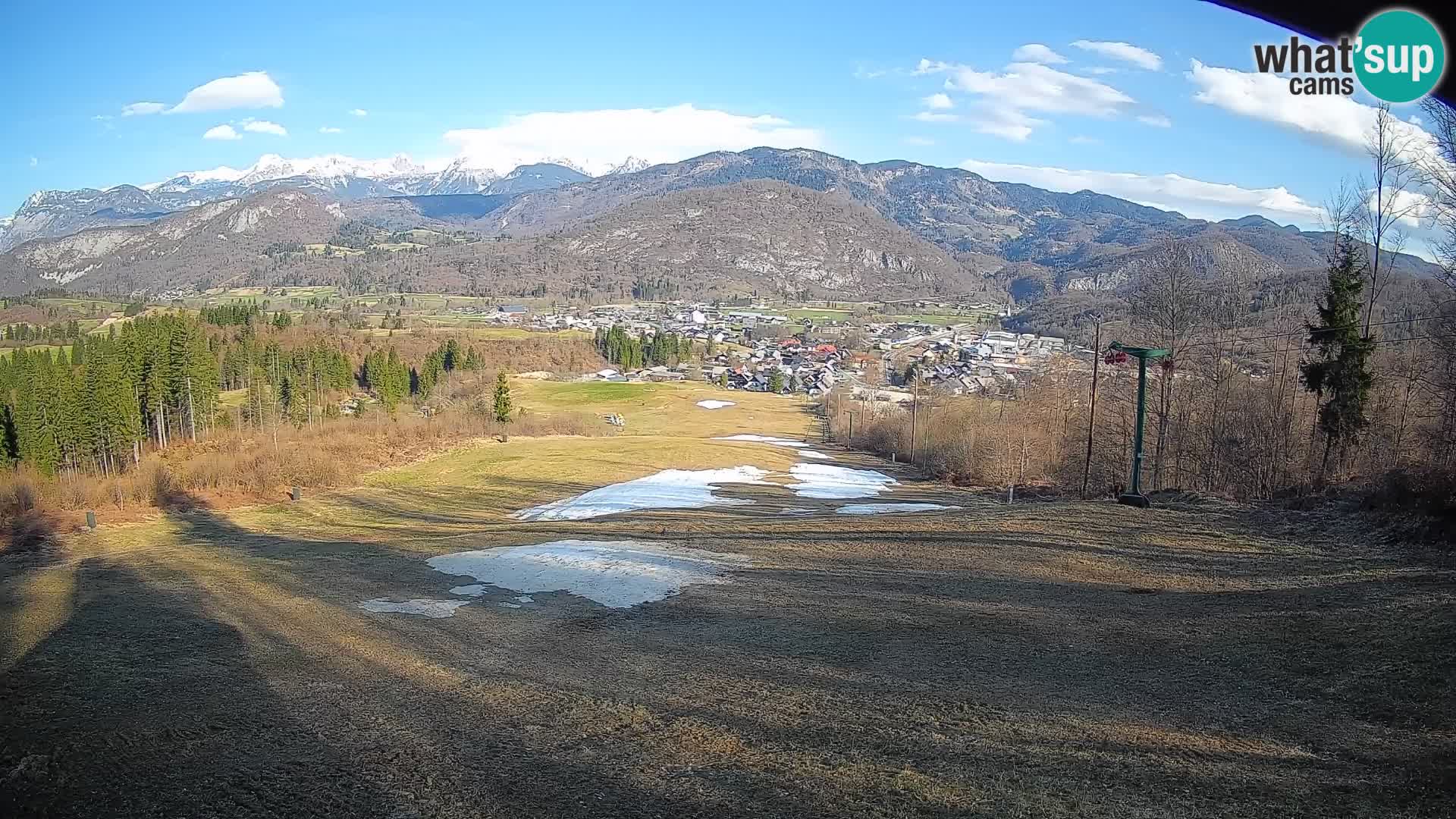 Webcam Bohinjska Bistrica – Live View from Kozji Hrbet Ski Station