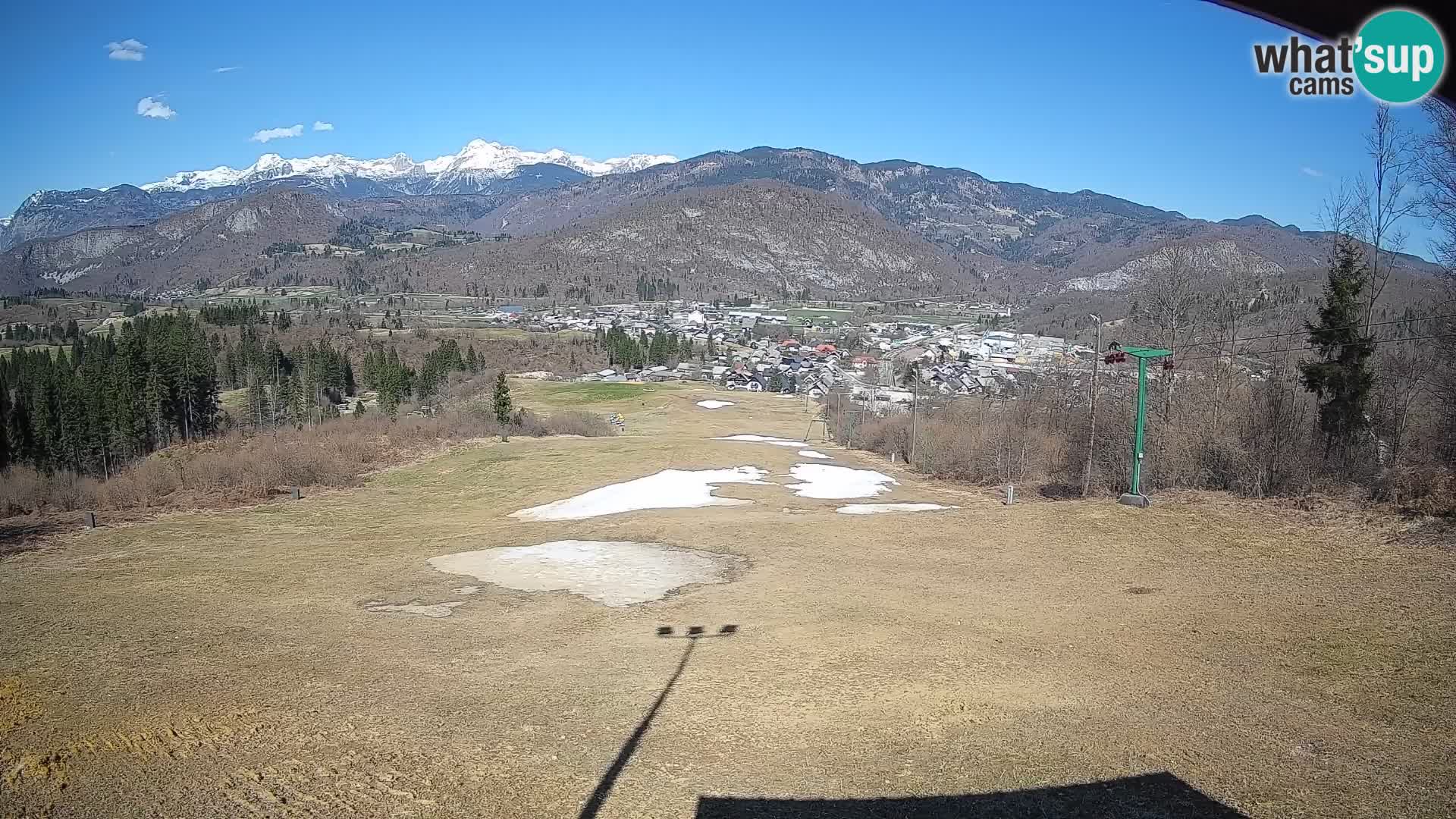 Spletna kamera Bohinjska Bistrica – Pogled v živo s smučišča Kozji Hrbet