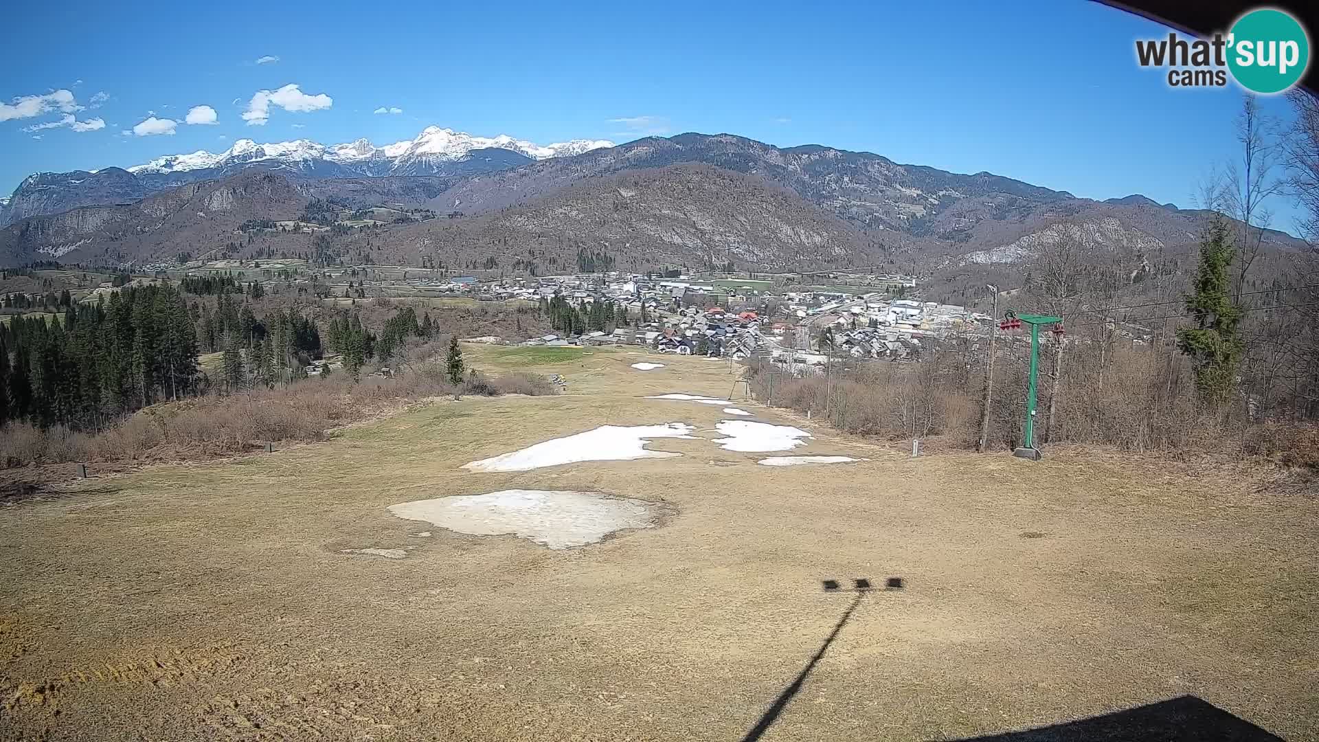 Spletna kamera Bohinjska Bistrica – Pogled v živo s smučišča Kozji Hrbet