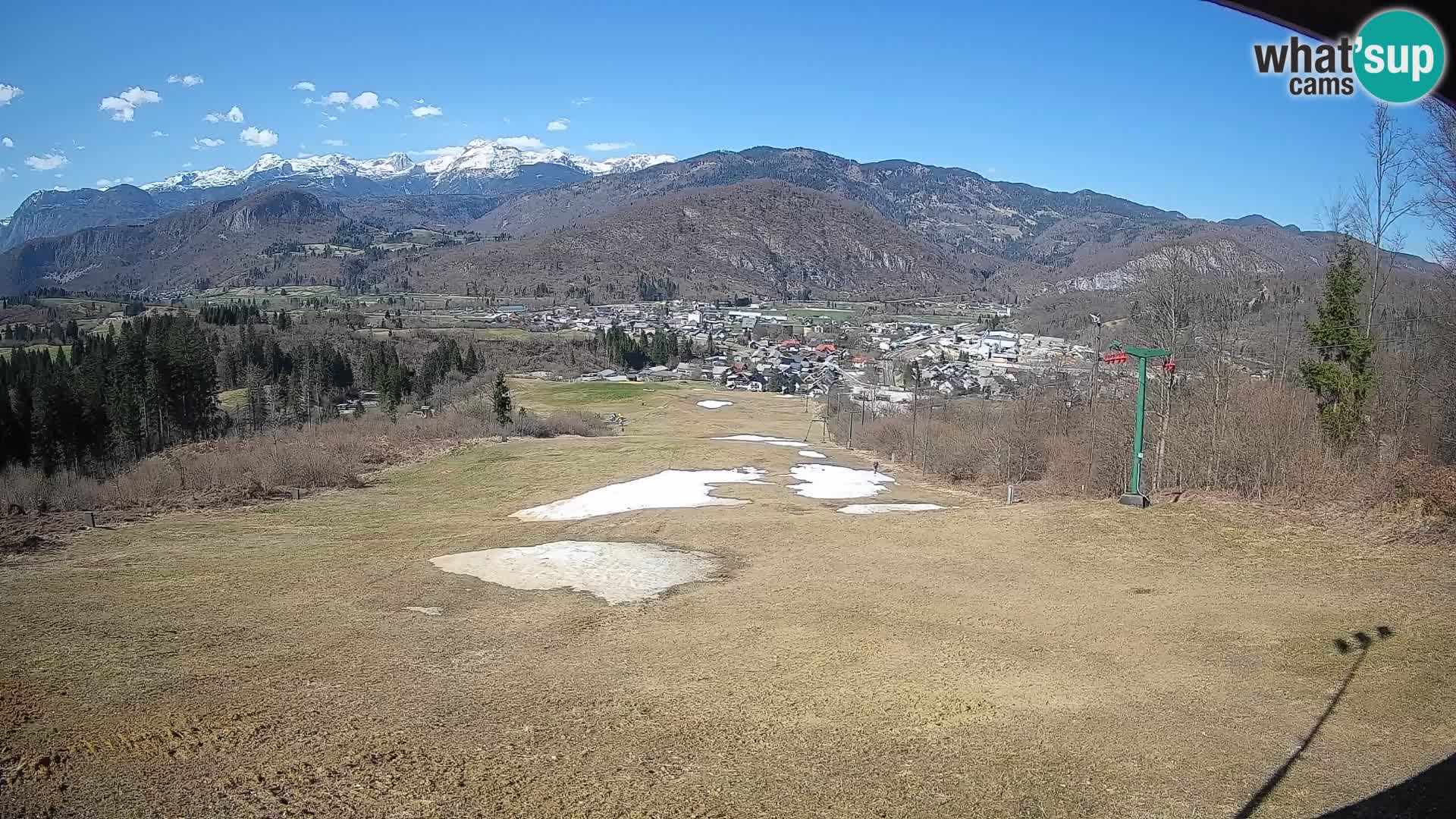 Kamera uživo Bohinjska Bistrica – Pogled u stvarnom vremenu sa skijališta Kozji Hrbet