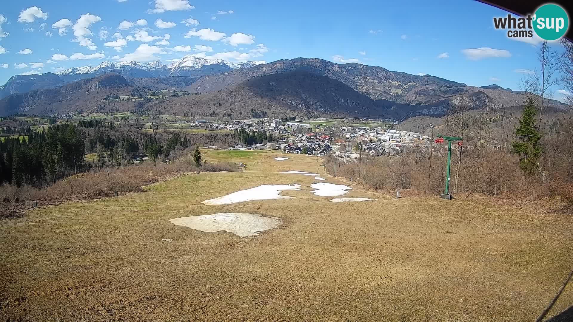 Spletna kamera Bohinjska Bistrica – Pogled v živo s smučišča Kozji Hrbet