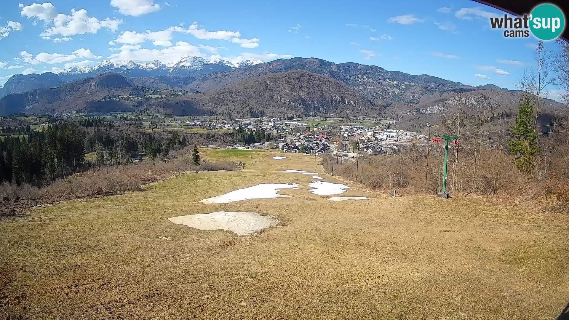 Kamera uživo Bohinjska Bistrica – Pogled u stvarnom vremenu sa skijališta Kozji Hrbet