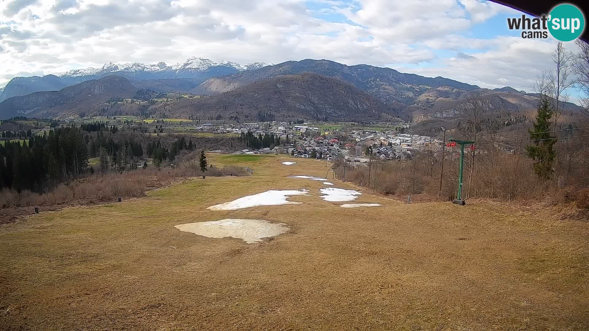 Spletna kamera Bohinjska Bistrica – Pogled v živo s smučišča Kozji Hrbet