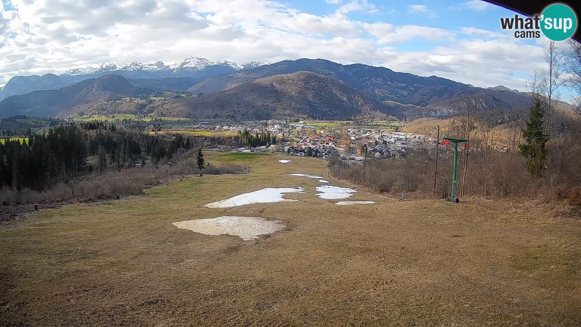Spletna kamera Bohinjska Bistrica – Pogled v živo s smučišča Kozji Hrbet