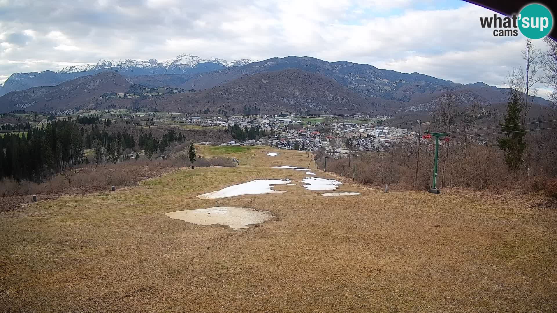 Spletna kamera Bohinjska Bistrica – Pogled v živo s smučišča Kozji Hrbet