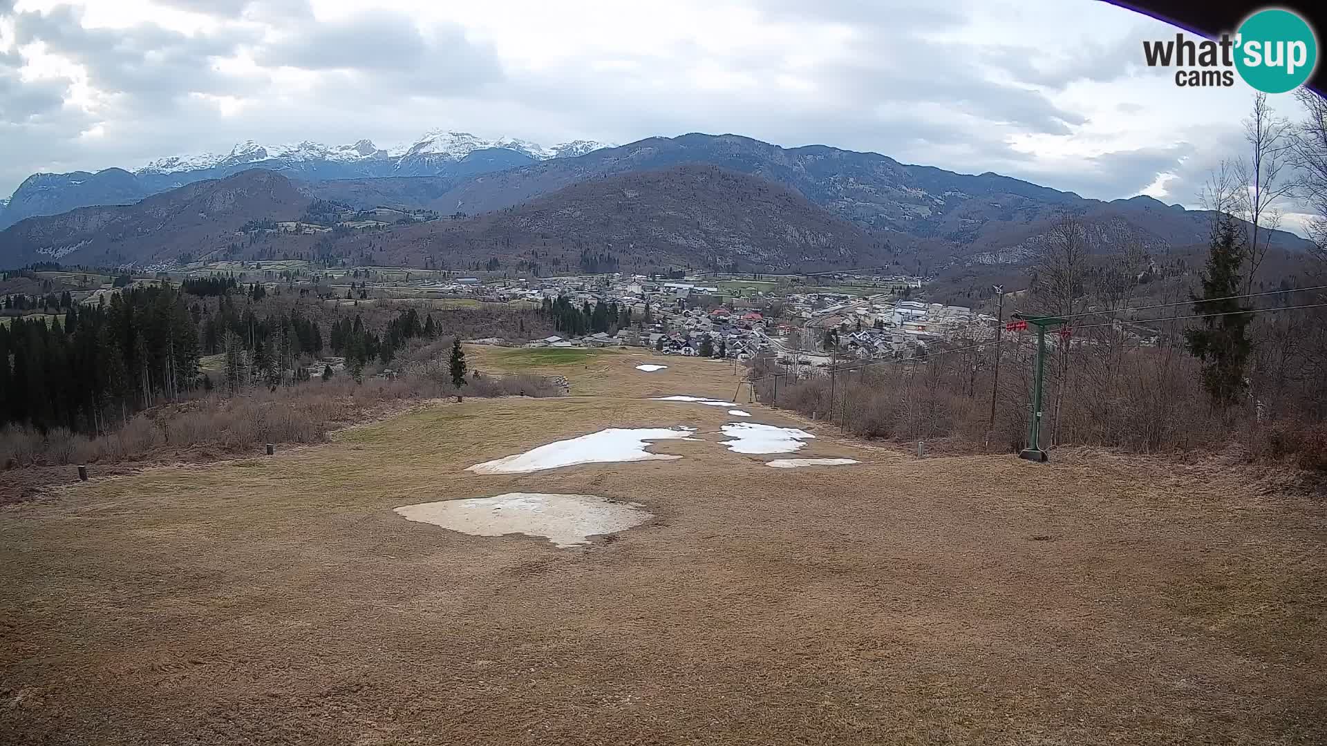 Kamera uživo Bohinjska Bistrica – Pogled u stvarnom vremenu sa skijališta Kozji Hrbet