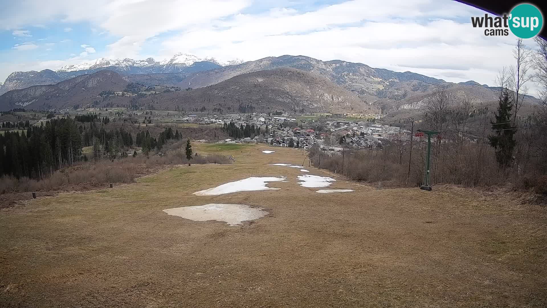Kamera uživo Bohinjska Bistrica – Pogled u stvarnom vremenu sa skijališta Kozji Hrbet