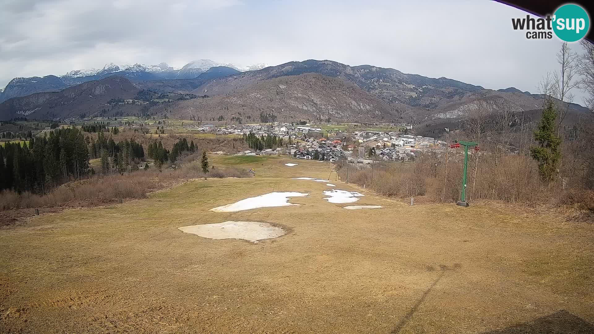 Spletna kamera Bohinjska Bistrica – Pogled v živo s smučišča Kozji Hrbet