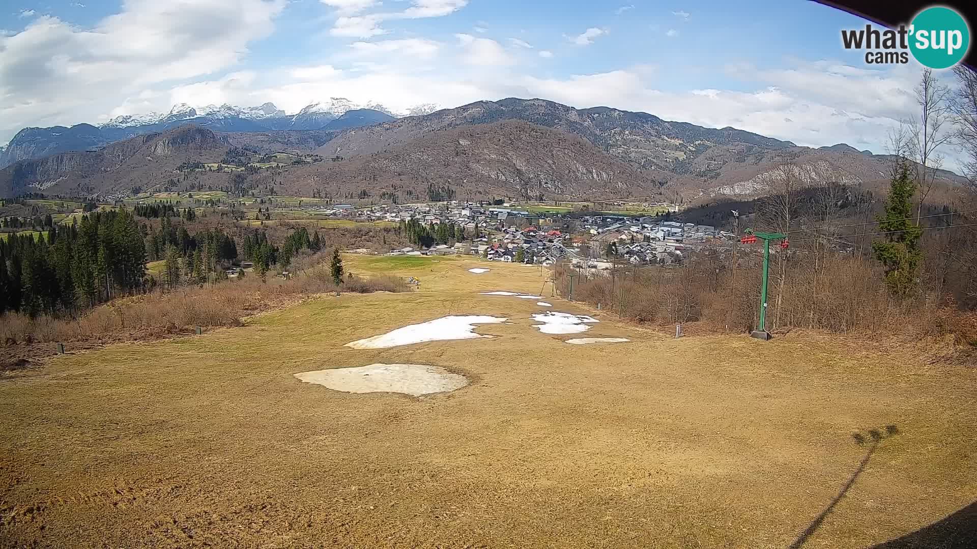 Kamera uživo Bohinjska Bistrica – Pogled u stvarnom vremenu sa skijališta Kozji Hrbet