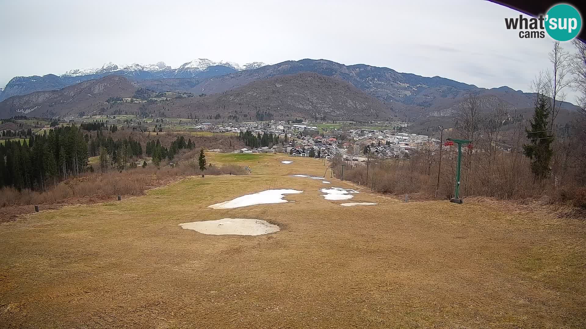 Kamera uživo Bohinjska Bistrica – Pogled u stvarnom vremenu sa skijališta Kozji Hrbet