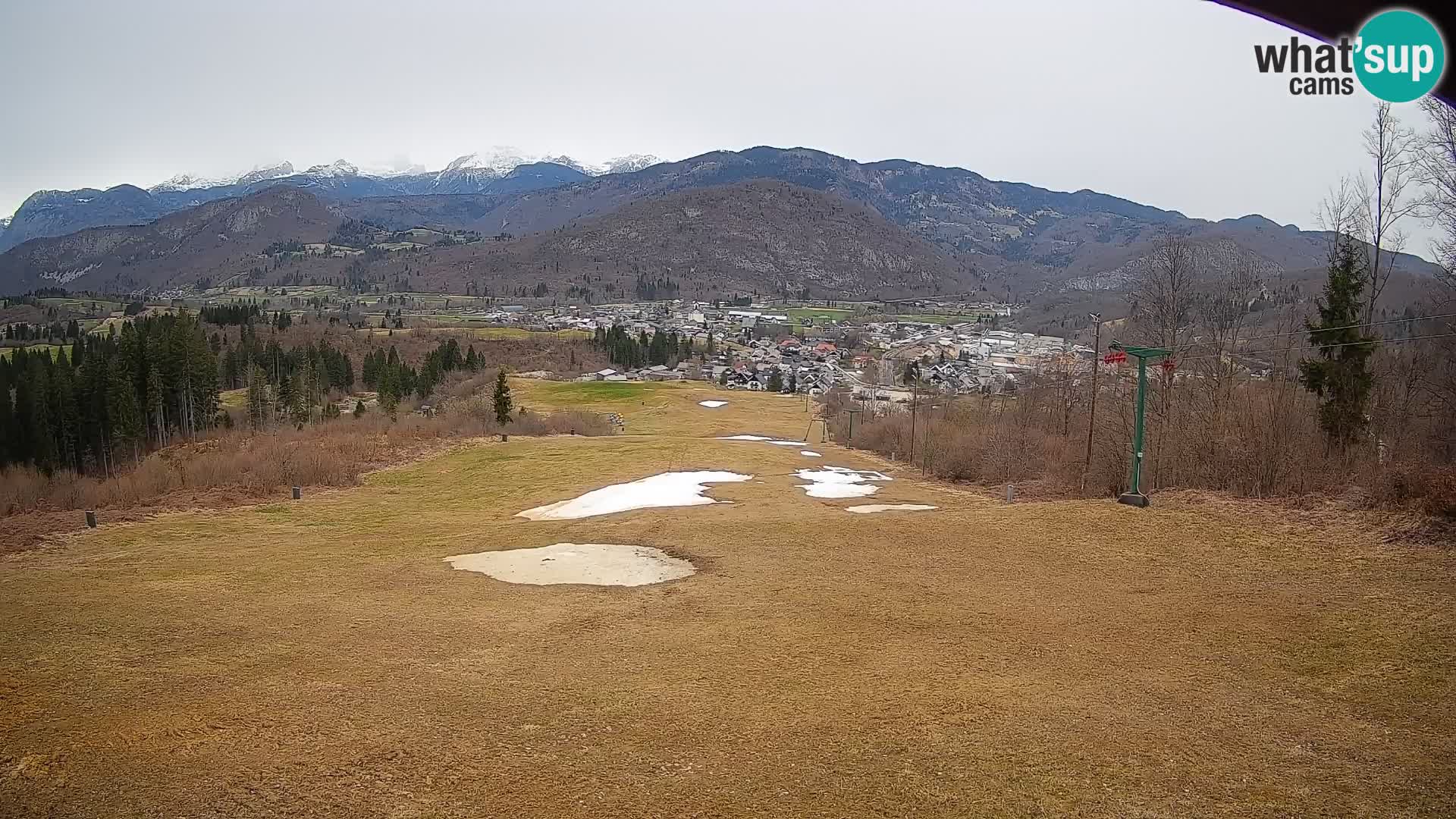 Kamera uživo Bohinjska Bistrica – Pogled u stvarnom vremenu sa skijališta Kozji Hrbet