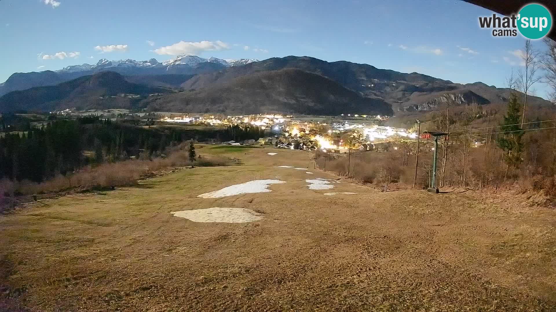 Spletna kamera Bohinjska Bistrica – Pogled v živo s smučišča Kozji Hrbet