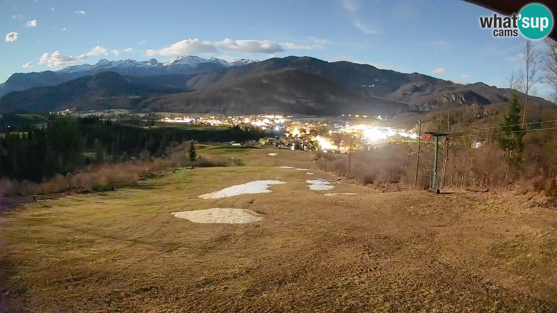 Webcam Bohinjska Bistrica – Vue en direct depuis la station de ski Kozji Hrbet