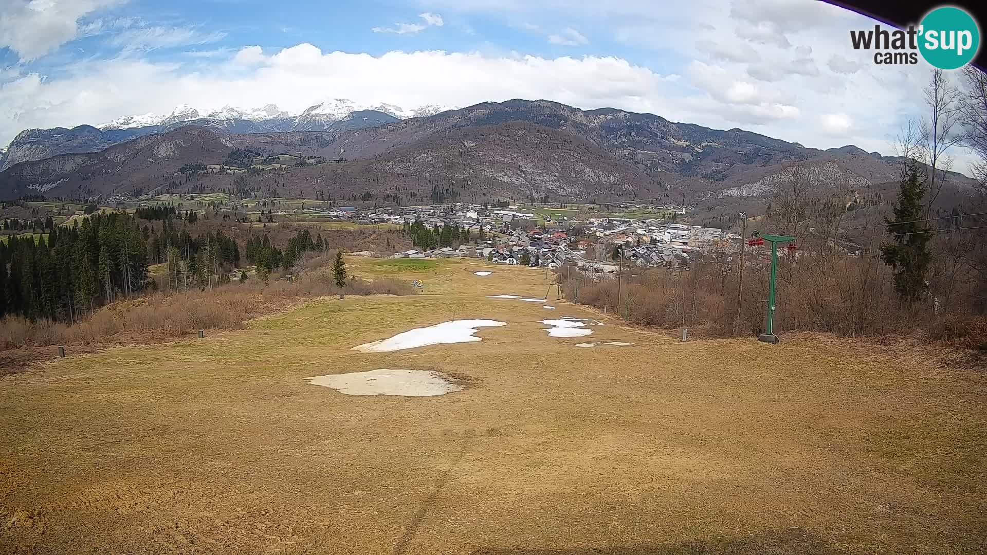 Kamera uživo Bohinjska Bistrica – Pogled u stvarnom vremenu sa skijališta Kozji Hrbet