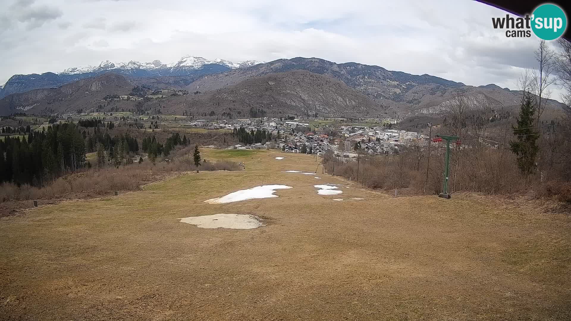 Kamera uživo Bohinjska Bistrica – Pogled u stvarnom vremenu sa skijališta Kozji Hrbet