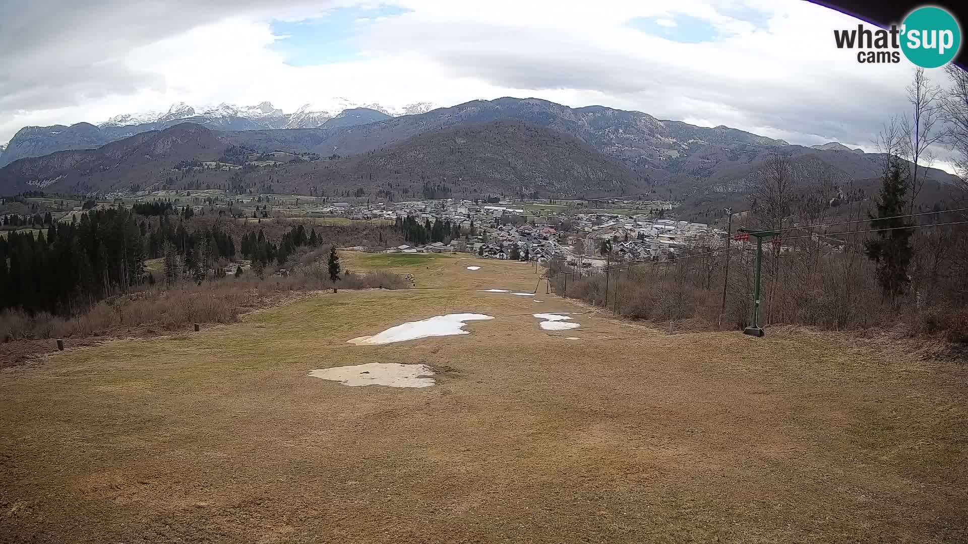 Spletna kamera Bohinjska Bistrica – Pogled v živo s smučišča Kozji Hrbet