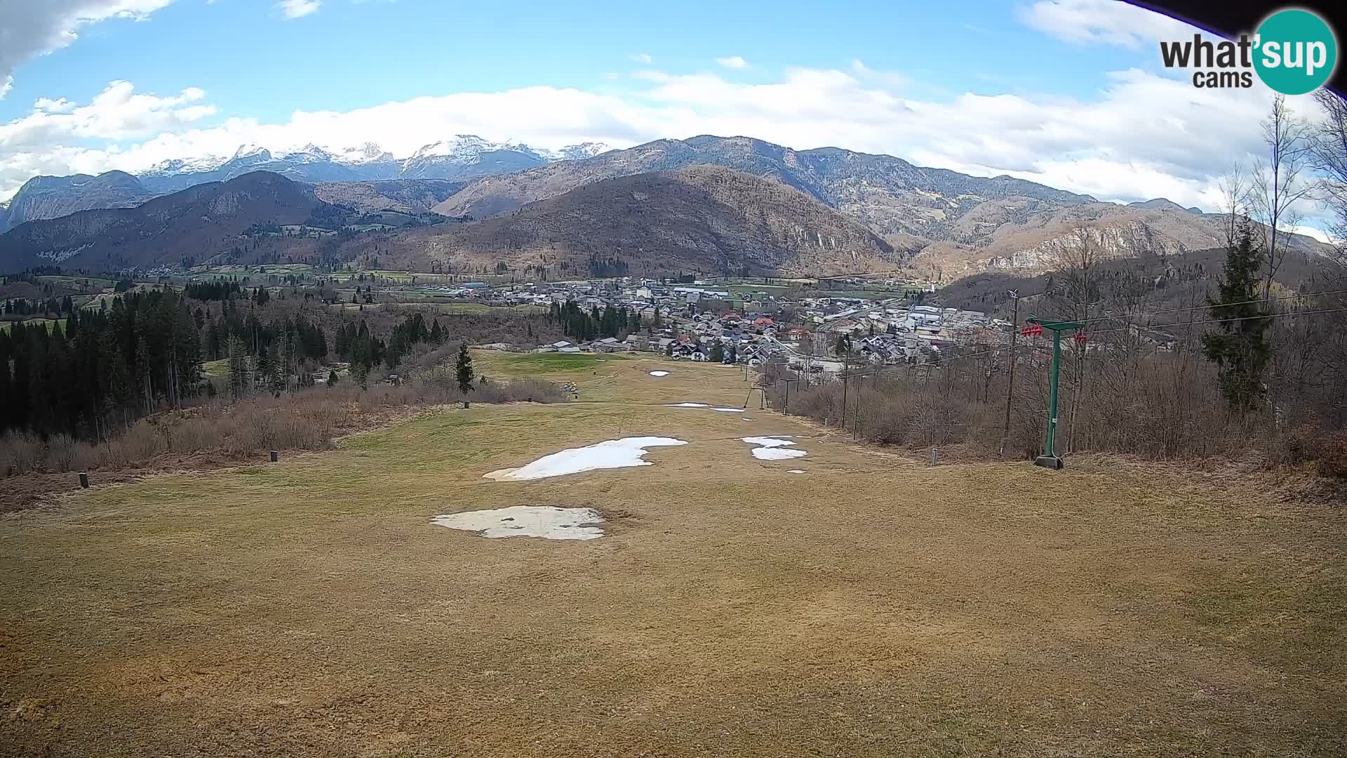 Kamera uživo Bohinjska Bistrica – Pogled u stvarnom vremenu sa skijališta Kozji Hrbet