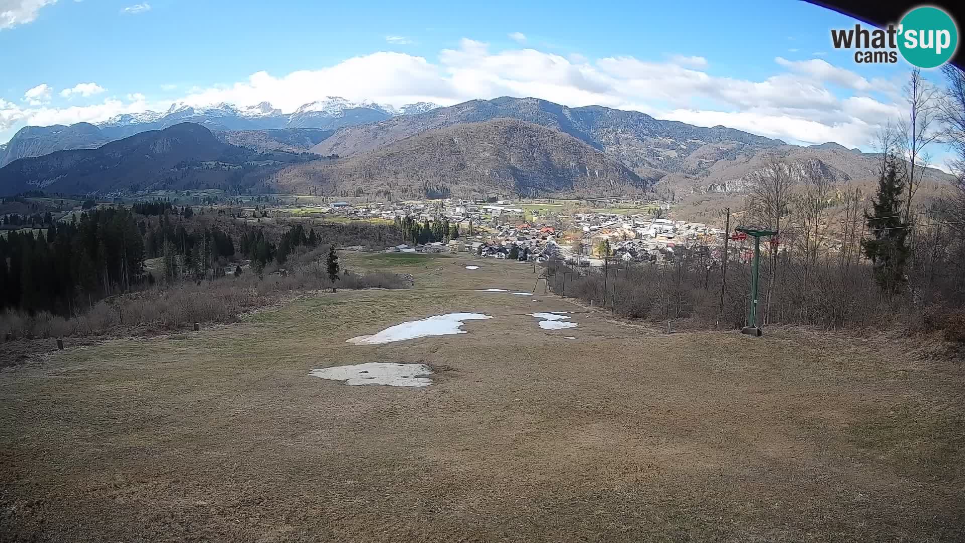 Kamera uživo Bohinjska Bistrica – Pogled u stvarnom vremenu sa skijališta Kozji Hrbet