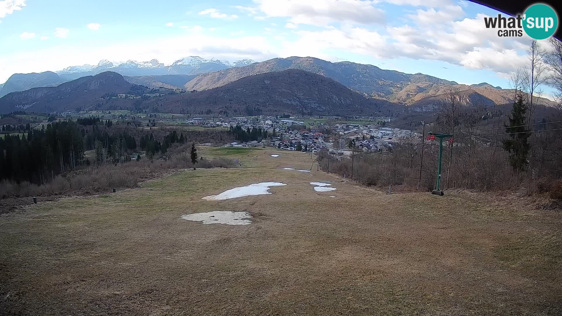 Spletna kamera Bohinjska Bistrica – Pogled v živo s smučišča Kozji Hrbet
