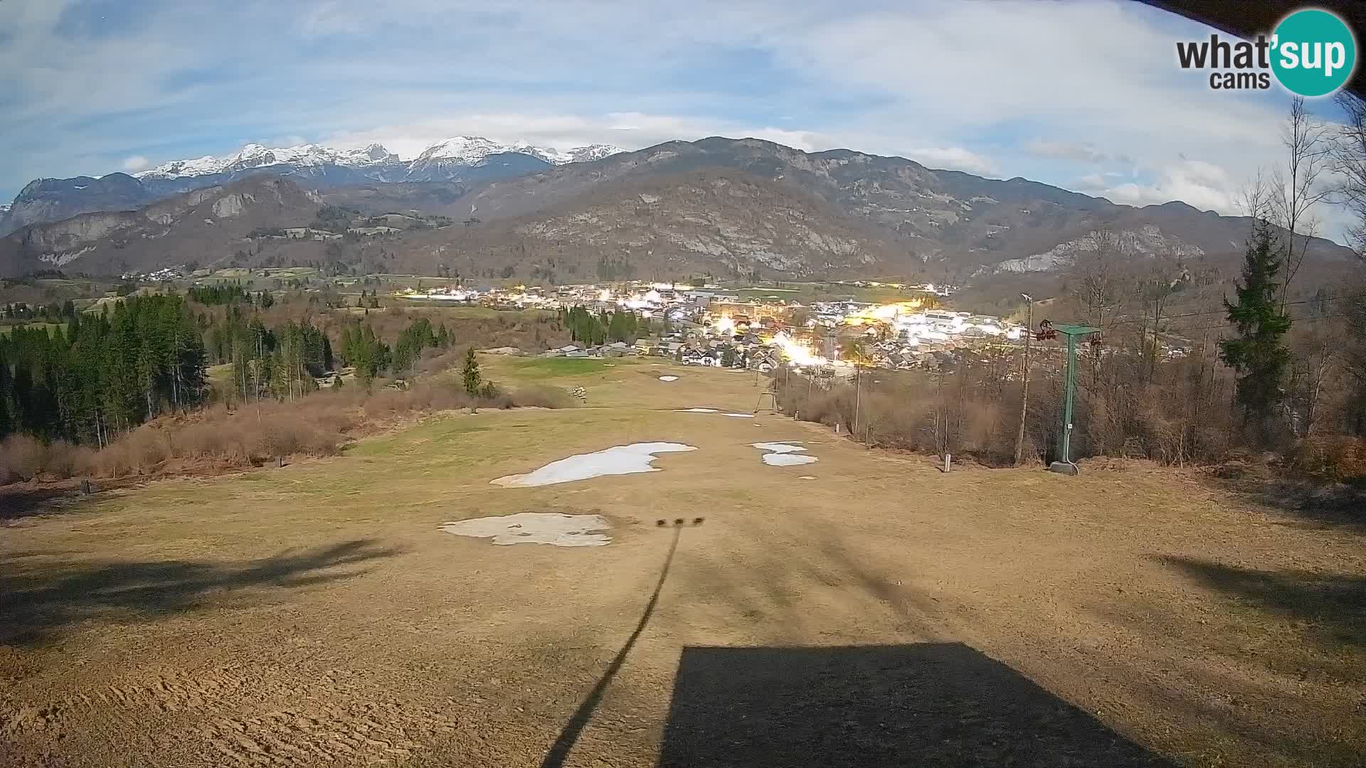 Spletna kamera Bohinjska Bistrica – Pogled v živo s smučišča Kozji Hrbet