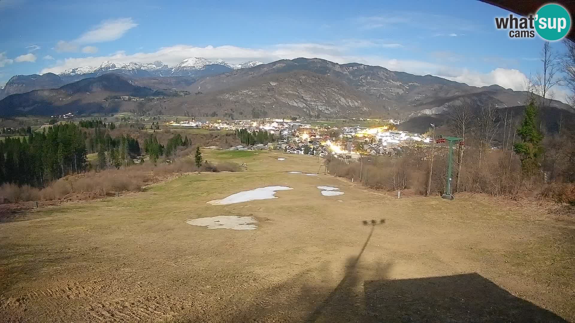 Kamera uživo Bohinjska Bistrica – Pogled u stvarnom vremenu sa skijališta Kozji Hrbet